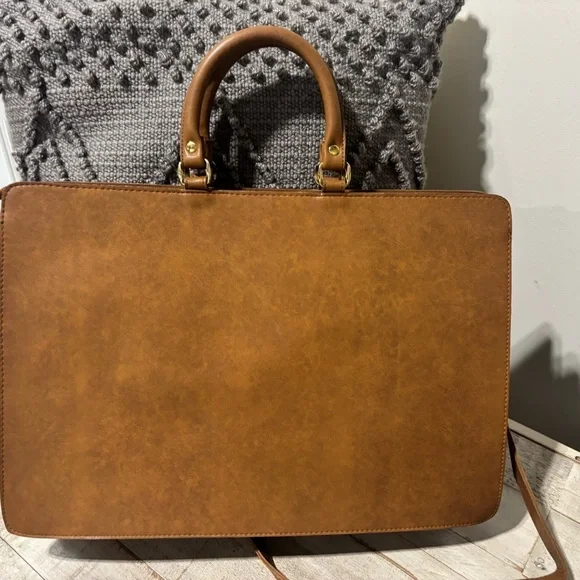 Vintage 80’s❤️NWT Empire Orr Pecan Briefcase/Messenger Bag - Picture 5 of 10